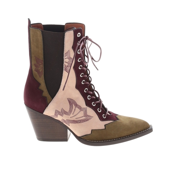 Deadstock Coach lace up bootie - Picture 1 of 16